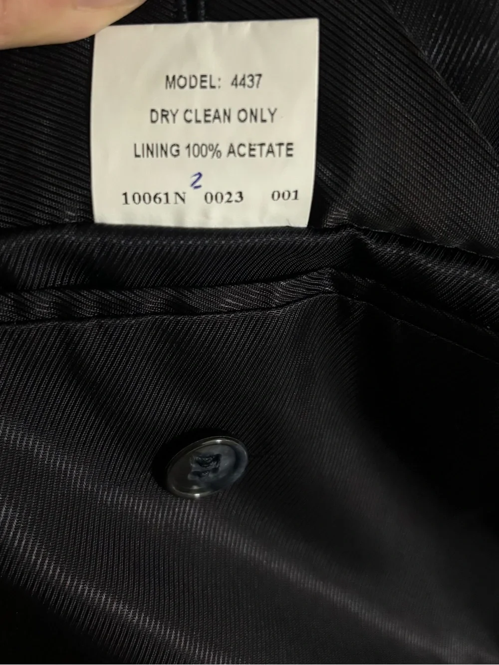 Orvis Sport Coat Navy Blue and White Gingham Plaid Dress Coat Size 40 R